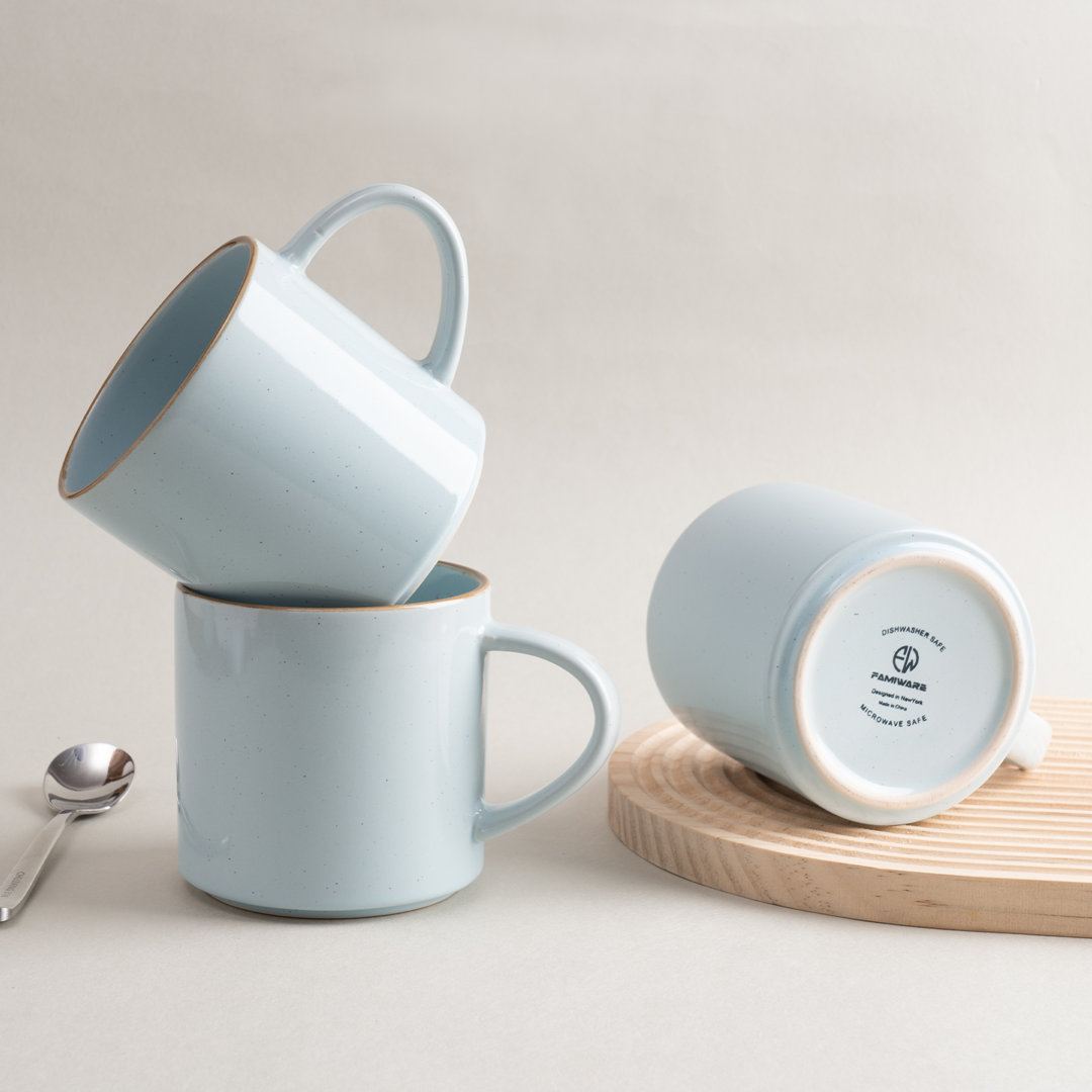  Nebula 4-Piece Stoneware Mug Set